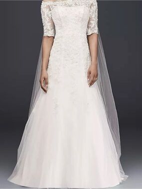 David’s Bridal wedding dress in preserved box